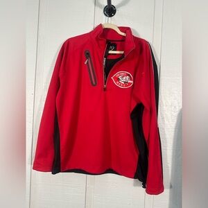 Zero Restriction Cincinnati Reds 1/4 Zip Pullover Size Medium EUC
